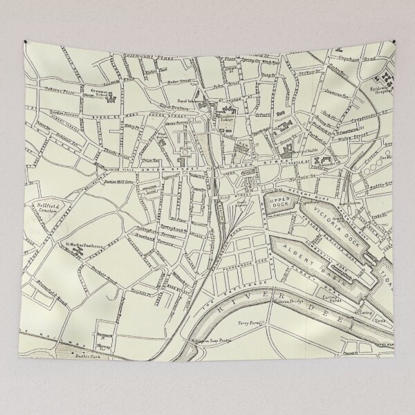 Item preview, Vintage Map of Aberdeen, Scotland 1888 designed and sold by yourscotland.