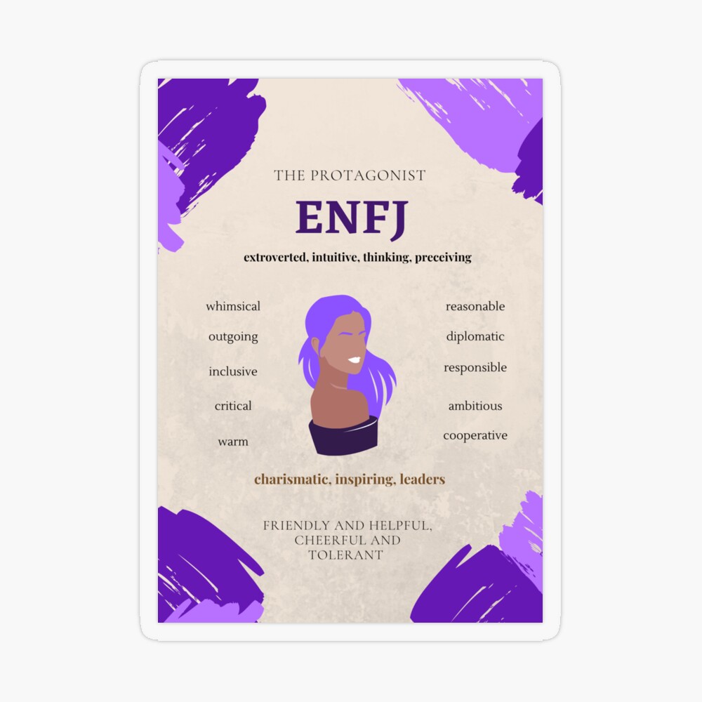 ENFJ - MBTI Protagonist Personality Greeting Card for Sale by BrainChaos