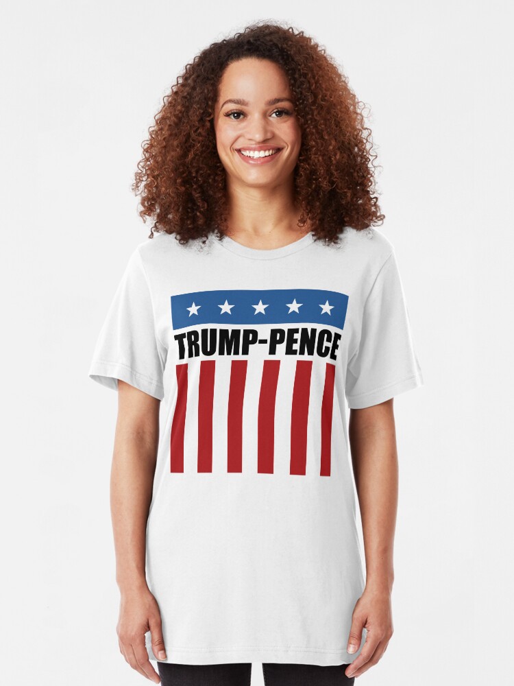 Alternate view of Trump Pence 2016 Slim Fit T-Shirt