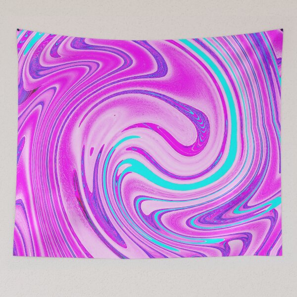 Item preview, Liquid Spiral Vaporwave Pattern Art designed and sold by glitchhub.