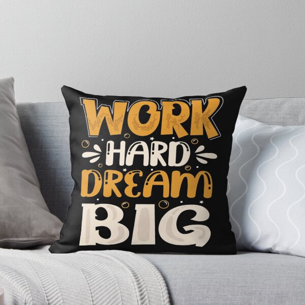 Item preview, Work hard, dream big designed and sold by SasKloset.