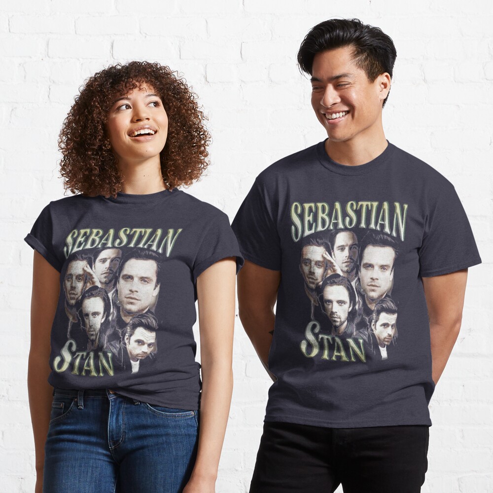 Sebastian Stan Retro Vintage T-Shirt