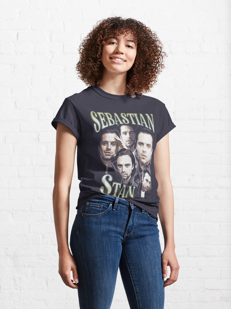 Sebastian Stan Retro Vintage T-Shirt