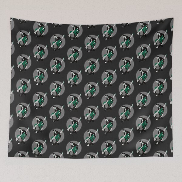 Item preview, Tango Dancers - Green & Grey designed and sold by ladyfacecreates.