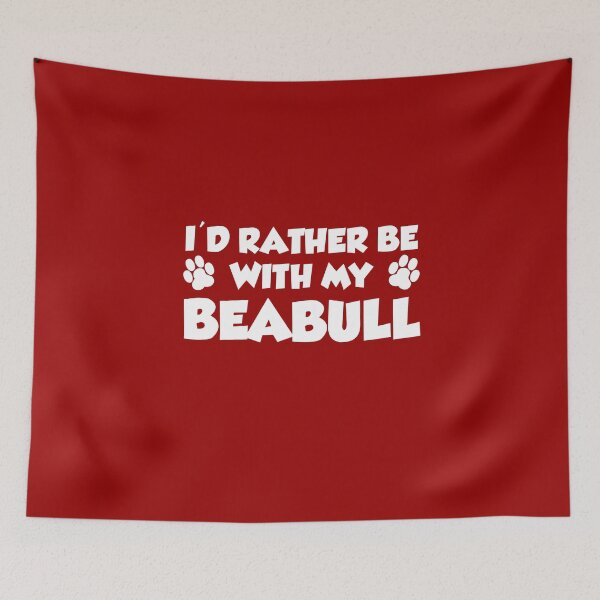 Item preview, I'd Rather Be With My Beabull Paw Print designed and sold by jaycartoonist.