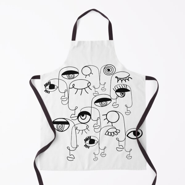 Item preview, Abstract faces one line art, abstract one line faces designed and sold by KissedbyArt.
