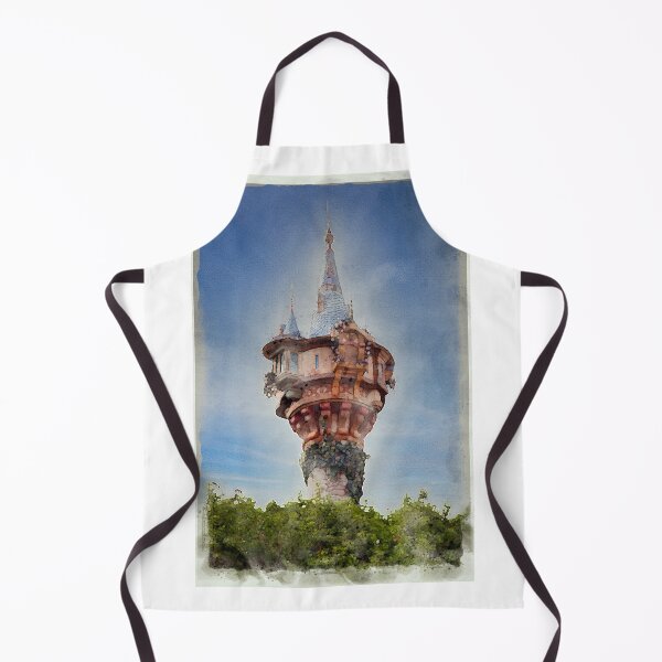 Item preview, Rapunzel's Tower Digital Watercolor designed and sold by Daphne626.