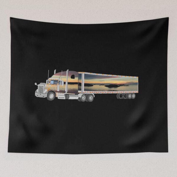 Item preview, American truck, Norway sunset designed and sold by CreaVisArt.