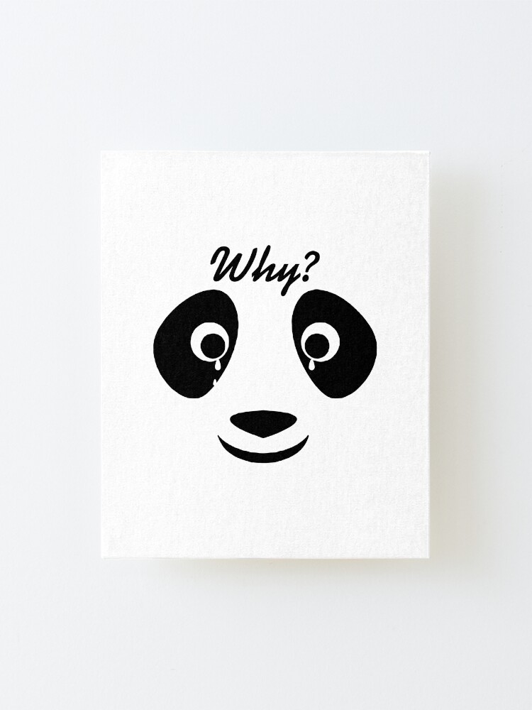 Lámina montada «Cara triste de un oso panda llorando: me encanta el panda» de ArtDesigner7 | Redbubble Lámina montada «Cara triste de un oso panda llorando: me encanta el panda» de ArtDesigner7 | Redbubble