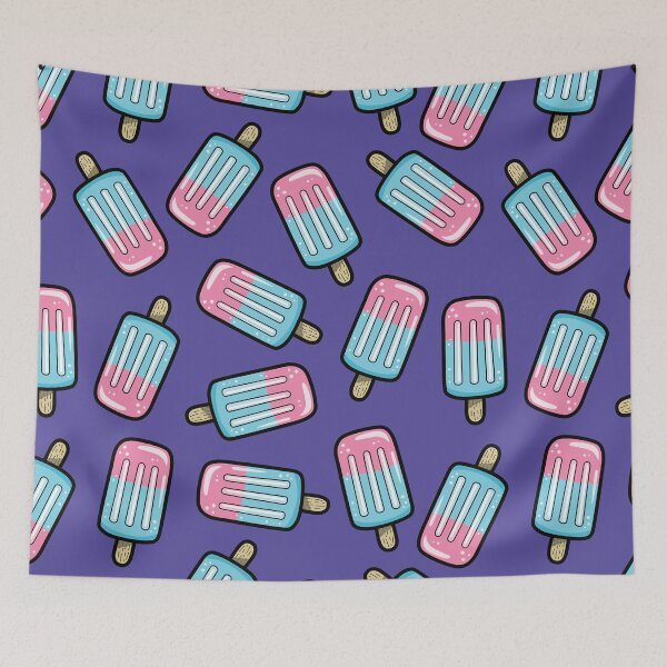 Item preview, Ice Lolly Purple Pattern designed and sold by keeleypost.