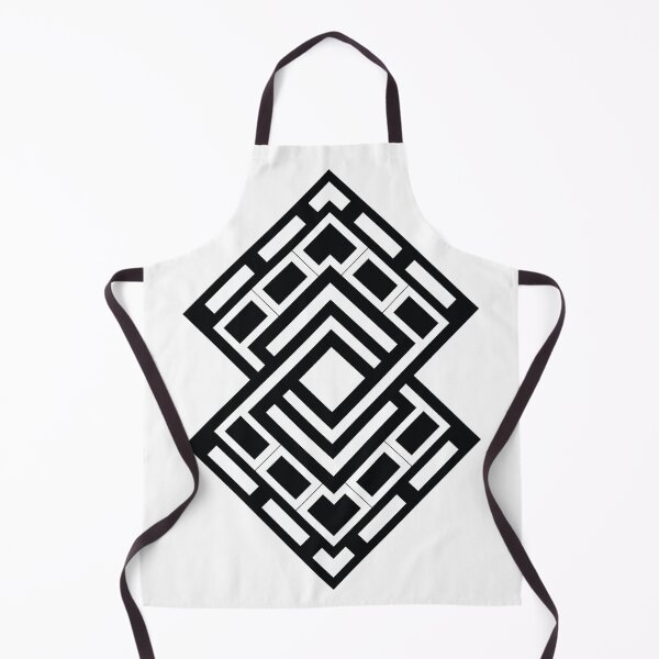 Item preview, Black and White Minimalist Art - Rhombus shape - black and white diamond shape designed and sold by allpalgo.