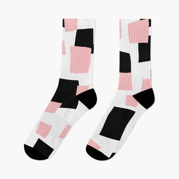 Item preview, Black, pink and white geometric background designed and sold by Jenmag.