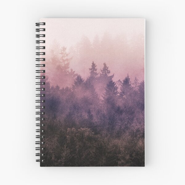 Item preview, The Heart Of My Heart // Vintage Fuchsia Raspberry Fairytale Forest With Cascadia Trees Covered In Magic Fog designed and sold by Tordis Kayma.