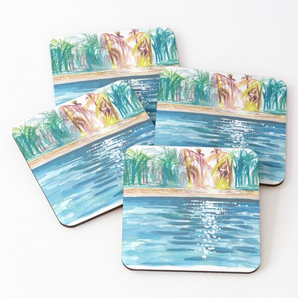 Item preview, Shimmering Sun Reflections in Blue Cool Pool designed and sold by artshop77.