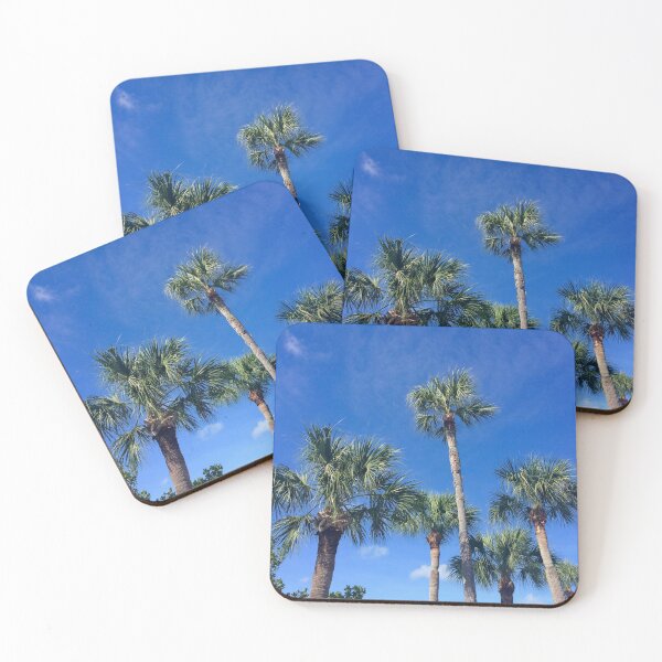 Item preview, Palm trees against blue sky  designed and sold by JV.