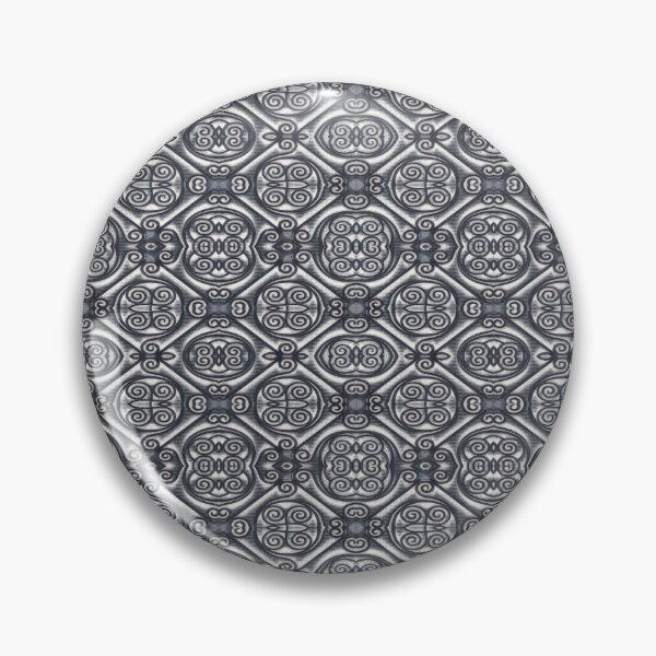 Item preview, Silver Ornate Decorative Mosaic designed and sold by DFLC Prints.