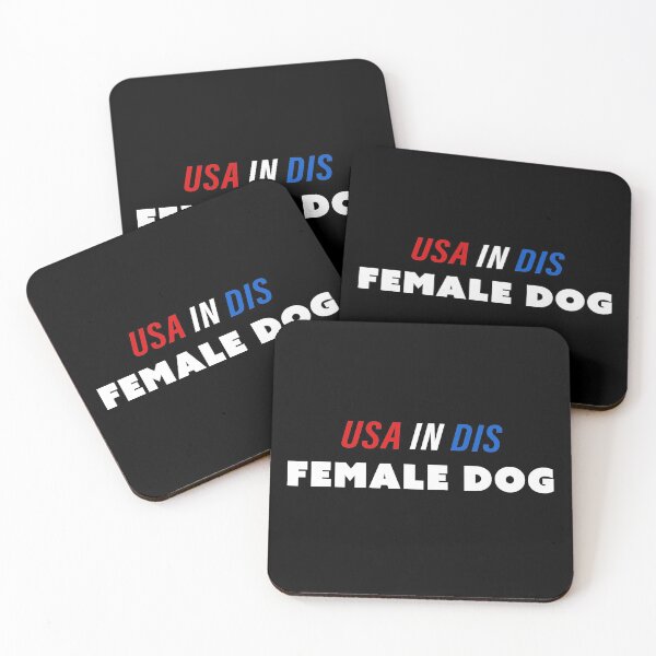 Item preview, USA In Dis Female Dog Bitch Funny Gift designed and sold by SuperFreshArt.