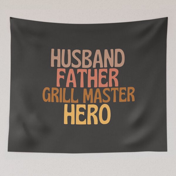 Item preview, Husband Father Grill Master Hero designed and sold by dacdibac.