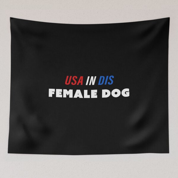 Item preview, USA In Dis Female Dog Bitch Funny Gift designed and sold by SuperFreshArt.