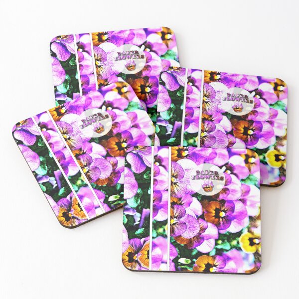 Item preview,  Flower Collection - Vertical Flower Stripes 02 designed and sold by GrafiKrama.