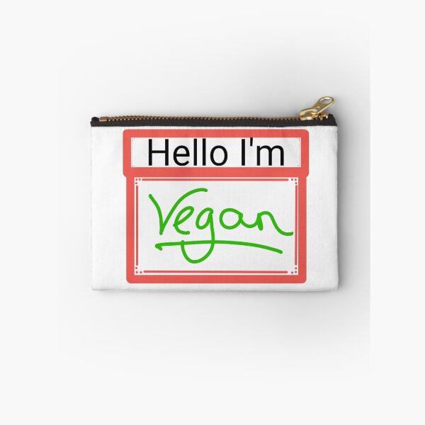 Item preview, Hello I'm vegan funny nametag  designed and sold by Thought2reality.
