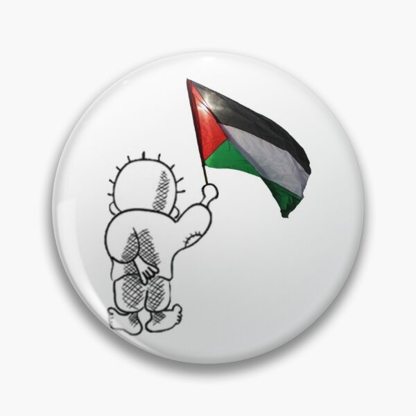 3-50Pcs Palestine Flag Lapel Pins Palestine National Flag Lapel