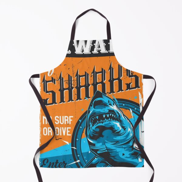 Item preview, nauangry sharktical vintage poster design illustration designed and sold by romio006.