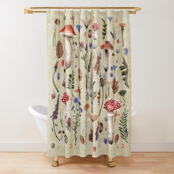 Shroom Consumed Shower Curtain by Jak Nola