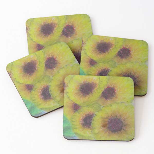 Item preview, Sunflowers yellow on grey background designed and sold by Frances  Smith.