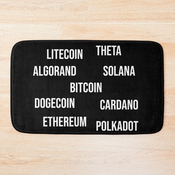 Item preview, Cryptocurrencies names - white designed and sold by mikeldabbah.
