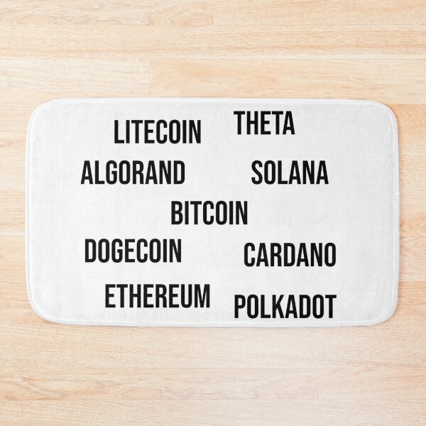 Item preview, Copy of Cryptocurrencies names - black designed and sold by mikeldabbah.