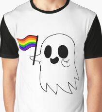 Gay Pride Geist Grafik T-Shirt