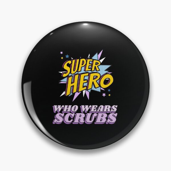 Item preview, Superhero Who Wears Scrubs designed and sold by friendlyspoon.