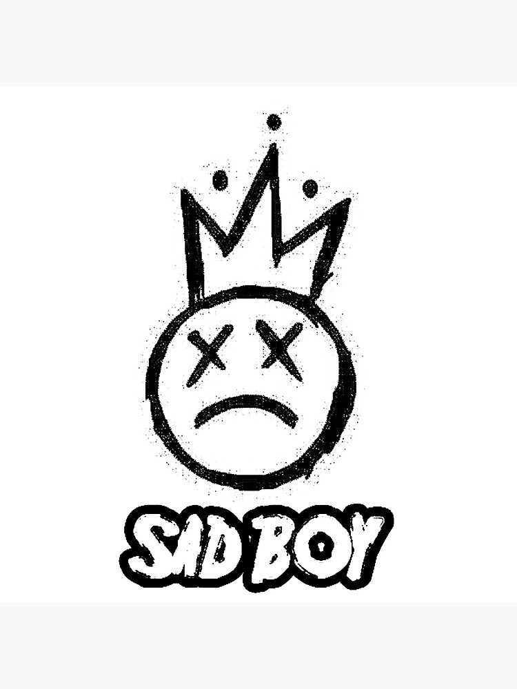 Sad Boy Logo | Art Board Print