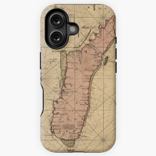 Item preview, Vintage Map of Madagascar (1679) designed and sold by BravuraMedia.