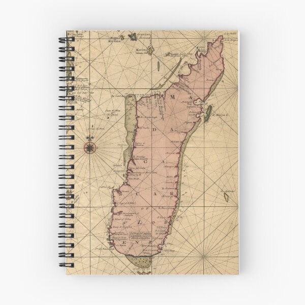 Item preview, Vintage Map of Madagascar (1679) designed and sold by BravuraMedia.