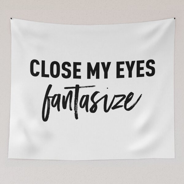 Item preview, Close My Eyes, Fantasize (Black) designed and sold by FilipeFerreira.