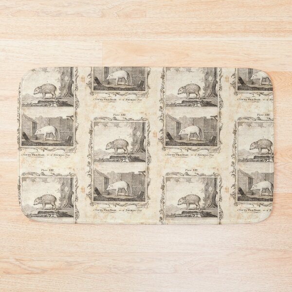 Item preview, Pigs vintage illustration designed and sold by Vintage Designs +.