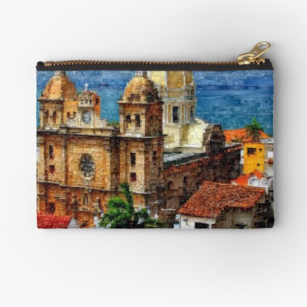The Walled City In Cartagena De Indias Colombia Zipper Pouch