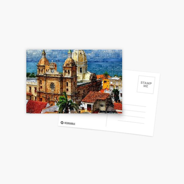 The Walled City In Cartagena De Indias Colombia Postcard