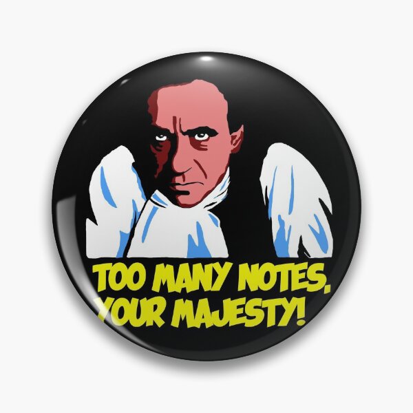 Item preview, Too Many Notes, Your Majesty! (With Background) designed and sold by slabafinety.