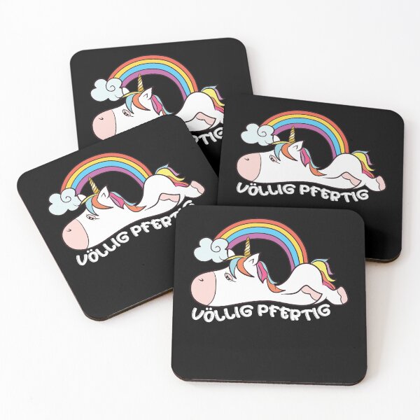 Item preview, Unicorn Completely Ready Done Tired Exhausted KO Rainbow designed and sold by brunsch-print.
