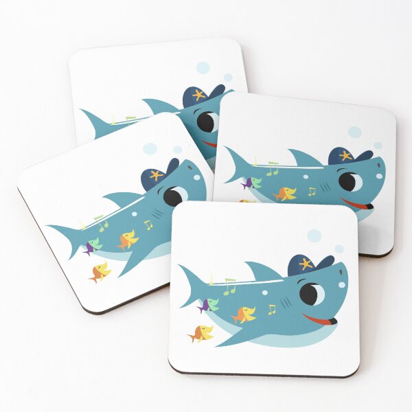 Item preview, funny baby shark designed and sold by GoldSunBleuSky.