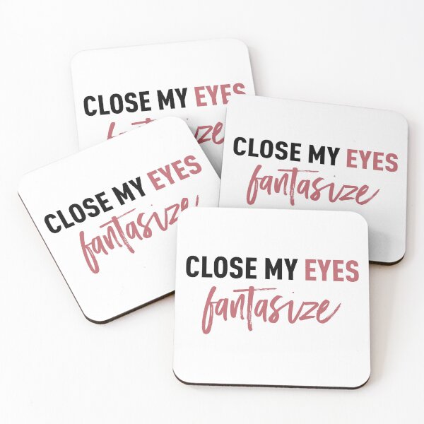 Item preview, Close My Eyes, Fantasize (Black and Pinky Red) designed and sold by FilipeFerreira.