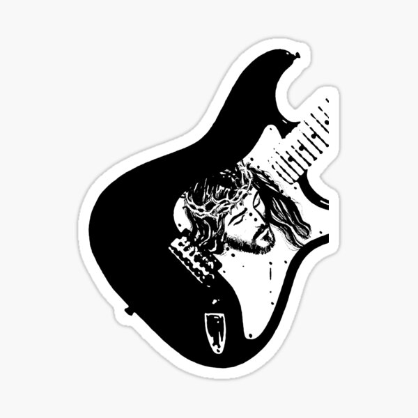 Item preview, Jesus Save Guitar designed and sold by alfredoartes.