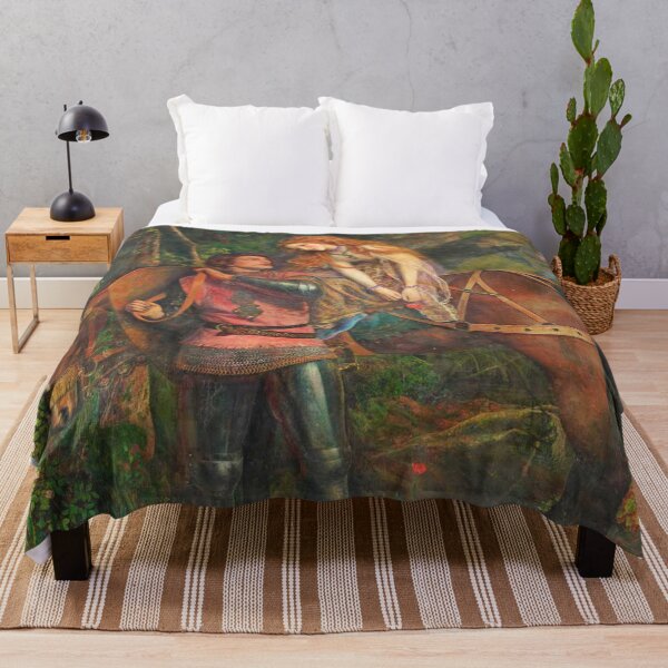 Item preview, La Belle Dame sans merci - Arthurian art by Arthur Hughes designed and sold by Vintage Designs +.