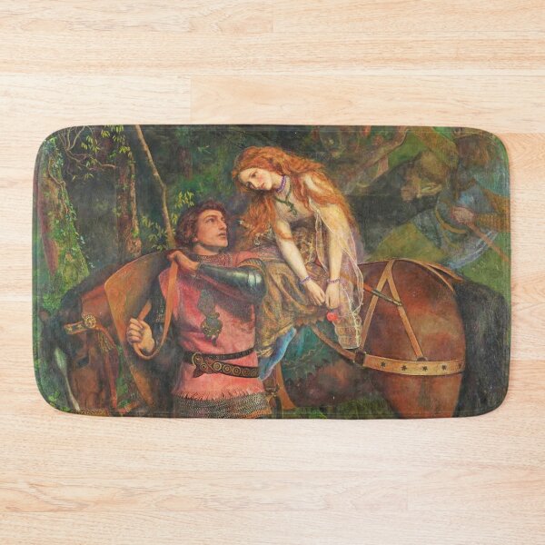Item preview, La Belle Dame sans merci  - Arthurian art by Arthur Hughes  designed and sold by Vintage Designs +.