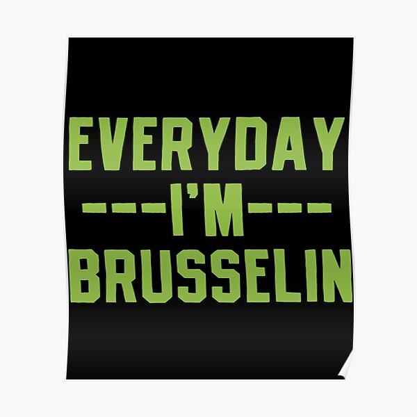 Brussels Sprouts Vegetable Vegetarian Poster