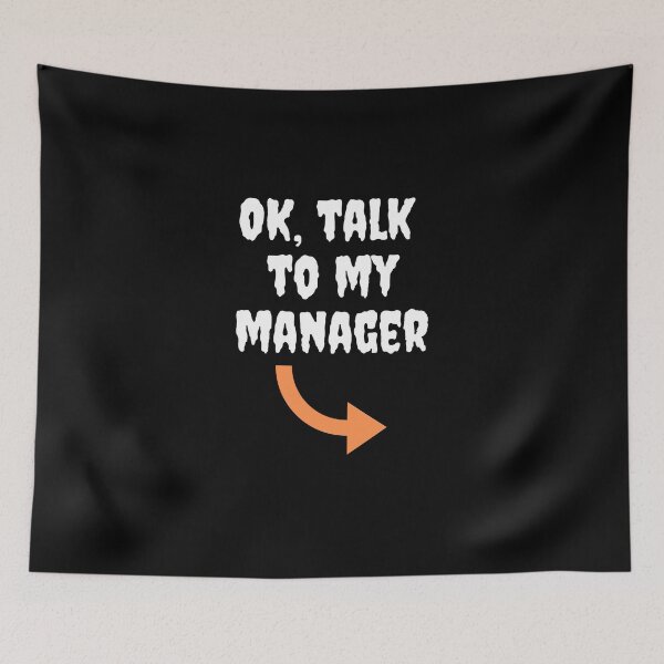 Item preview, Copy of OK, talk to my manager . Orange designed and sold by Hab2.