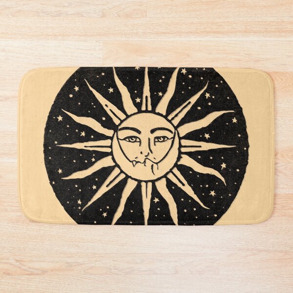 Item preview, Sun and Moon Gold Linocut designed and sold by Daniel Watts.